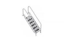 Лестница 6 ступеней EASY ACCESS LAND Flexinox AISI -316 (87152021)