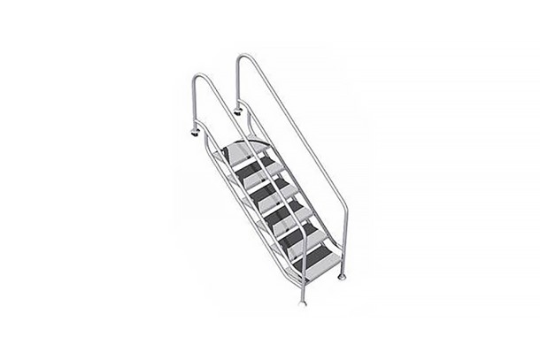 Лестница 6 ступеней EASY ACCESS LAND Flexinox AISI -316 (87152021)