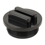  Боковая вентильная заглушка AquaViva 2,0" черная (01013101) 