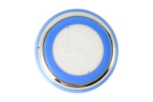 Прожектор накладной из нерж. стали рамка синяя (35Вт/12В) LED Cold white Tadpole JKD-YC300-SP