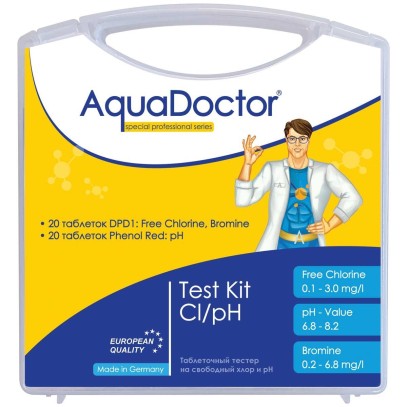 Тестер AquaDoctor Test Kit Cl/pH Тестер AquaDoctor Test Kit Cl/pH
