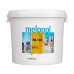 Дезинфектант для бассейна на основе гипохлорита кальция Melpool N.X 70/20 в таблетках (1 кг)