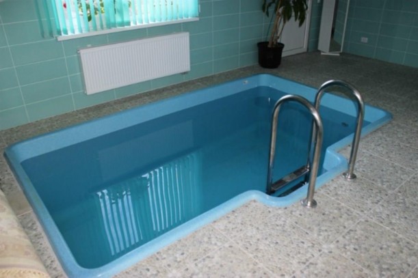 Бассейн под ключ  4х2,6х1,55м. композитный