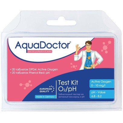 Тестер AquaDoctor Test Kit O2/pH Тестер AquaDoctor Test Kit O2/pH