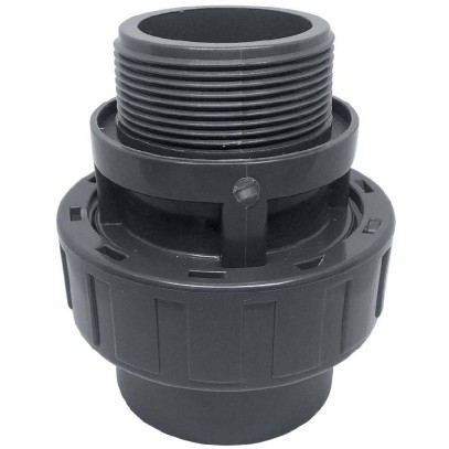  Муфта ПВХ Era UU00250 разборная с наружной резьбой, d50х1-1/2