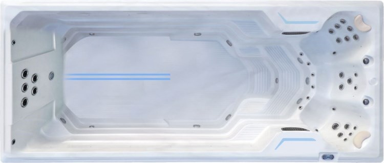 Бассейн СПА с противотоком Bigeer Тутти BG6656-А 550x226x150 см