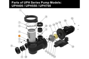 Корпус  насоса UPH Emaux 420058561