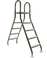 Лестница двухсторонняя из нерж.стали AISI-304 MARKOPOOL SP 4+4