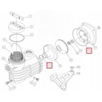 Резиновый уплотнитель диффузора-фланца для насосов Kripsol TT/BCD (1 шт.)