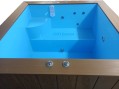 Бассейн СПА с подогревом с гидромассажем и подсветкой 1,76х1,76х1,06м.