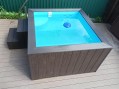 Бассейн СПА с подогревом с гидромассажем и подсветкой 1,76х1,76х1,06м.