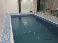 Ремонт бетонного бассейна 6,3х3,2х1,5-1,8м. Обварка пленкой