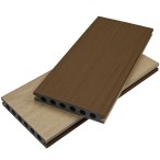  Террасная доска ДПК Co-Extrusion двусторонняя Грецкий Орех/Тик 135x23x3600мм 