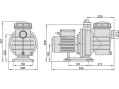 Насос для бассейна Aquaviva LX SWIM075T (17 м³/ч 0.88кВт 380В)