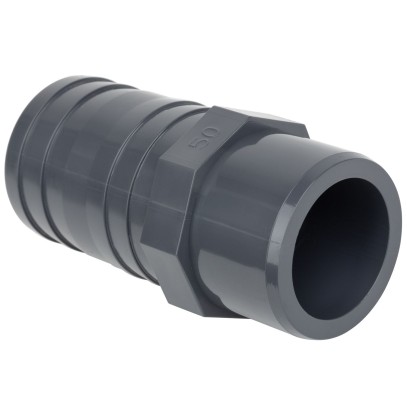  Штуцер ПВХ Effast RDRPGD0400 для шланга, клеевой d40 