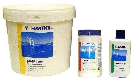 Комплект химии для бассейнов до 25 м.куб. на основе Cl, Bayrol