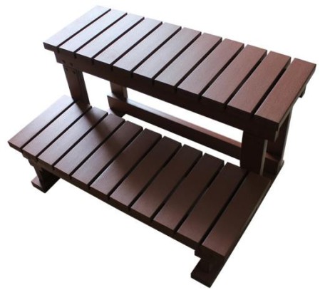 Ступень (лестница) Kingston двойная для СПА бассейна, размеры 80*59*h49 см