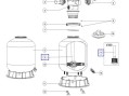 Дюзовая коробка в комп-ке с трубой для Aquaviva V500 89010104