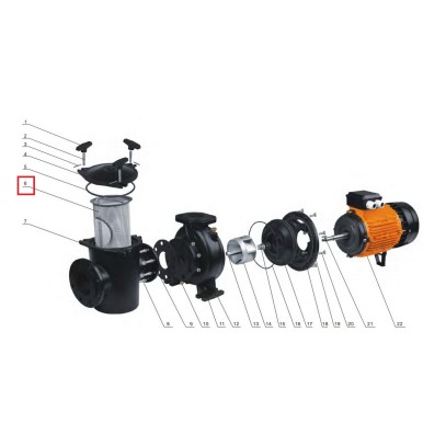  Корзинка префильтра насоса Aquaviva AVC-5.5-10T 