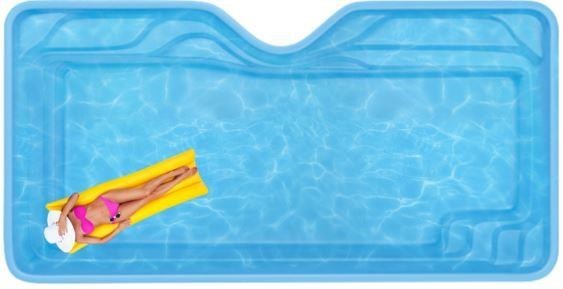 Бассейн  7,1х3,6х1,3-1,8м. Маттерхорн Marshall Pools (чаша)