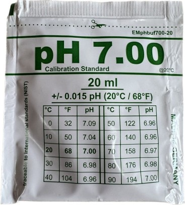 Калибровочный раствор pH 7.00 20ml Калибровочный раствор pH 7.00 20ml
