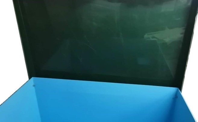 Приямок пластиковый 1,41х0,98х0,89м. для оборудования бассейна, зеленая крышка. Склад