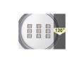 Прожектор встр.из нерж.стали 1 1/2 (18Вт/12В) LED RGB WAKING HJ-FG-SS100 -1,5