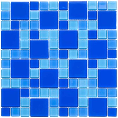 Мозаика для бассейна стеклянная Aquaviva Cristall Dark Blue DCM305 (23 мм - 48 мм) (УП.) Мозаика для бассейна стеклянная Aquaviva Cristall Dark Blue DCM305 (23 мм - 48 мм) (УП.)