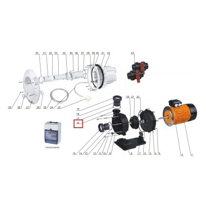  Корпус насоса противотока Aquaviva AV-JET 