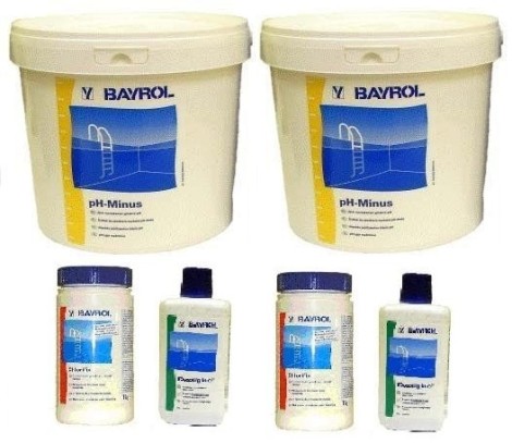 Комплект химии для бассейнов до 50 м.куб. на основе Cl, Bayrol