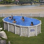 Сборный бассейн GRE Dream Pool PROV6188P (610х375х132) с облицовкой «под камень» Сборный бассейн GRE Dream Pool PROV6188P (610х375х132) с облицовкой «под камень»