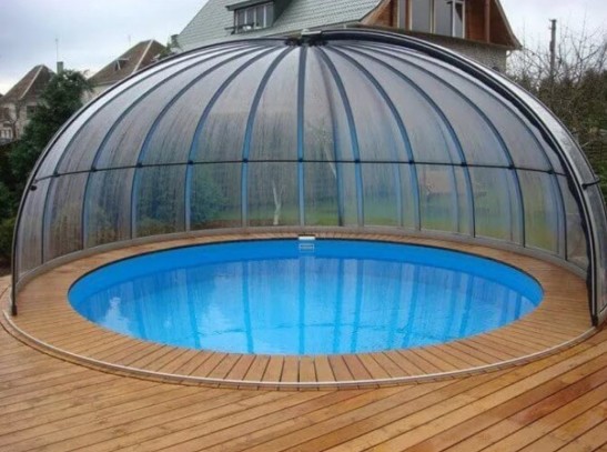 Бассейн 2,74х2,74х1,5м круглый из полипропилена (чаша) Бассейн 2,74х2,74х1,5м круглый из полипропилена (чаша)