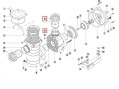 Уплотнительная резинка для насосов KAN Kripsol BC/BCP500-1250/BCG/BCPG (RBH0015.02R)