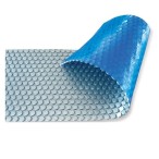 Солярное покрытие Aquaviva Platinum Bubbles серебро/голубой (5х50 м, 500 мкм)