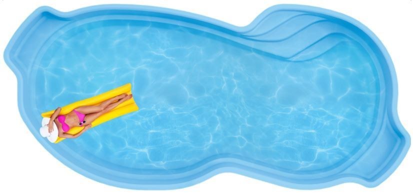 Бассейн 8,2х3,7х1,25-1,7м. Фицрой Marshall Pools (чаша) Бассейн 8,2х3,7х1,25-1,7м. Фицрой Marshall Pools (чаша)