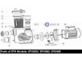 Крыльчатка  для насоса Aquaviva EPH300 01311048