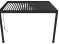  Пергола Aquaviva Модерн отдельностоящая (ламели с электропр.) 3X3м RAL7015 (Антрацит) 