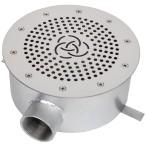 Слив донный Aquaviva AISI 304 (D200) круглый, под бетон/лайнер Слив донный Aquaviva AISI 304 (D200) круглый, под бетон/лайнер
