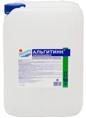 АЛЬГИТИНН непенящийся, средство против водорослей 10 л.
