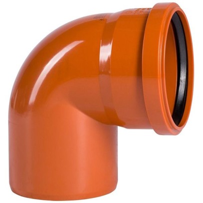 Отвод 87° НПВХ Aquaviva, d160 мм Отвод 87° НПВХ Aquaviva, d160 мм