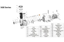 Сальник (компл.) насосам SGB/SGE/SGM/SGP Mayer Schwimmbad F01160132