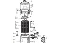 Кран Hayward Vari-Flo SP0710XR50E 6-ти позиционный для фильтров серии Pro-Grid (1 1/2