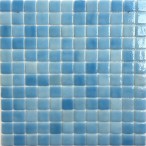 Мозаика стеклянная Aquaviva Antarra Cloudy PG 4652 светло-голубая