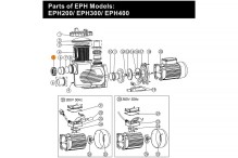 Гайка муфты d 63/75 мм насоса EPH Emaux 01013147