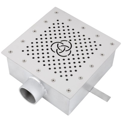 Слив донный Aquaviva AISI 304 (350х350 мм) квадратный, под бетон/лайнер Слив донный Aquaviva AISI 304 (350х350 мм) квадратный, под бетон/лайнер