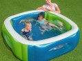  Детский надувной бассейн Bestway 51132 (168x168x56 см) с окошками 