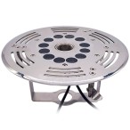 Прожектор с водостоком для пешеходного фонтана AquaViva LED (12led 12W 12V AC/DC) RGB IP68