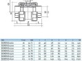 Кран шаровый общего применения EFFAST d20 с муфтовым окончанием (BDRBVD0200)