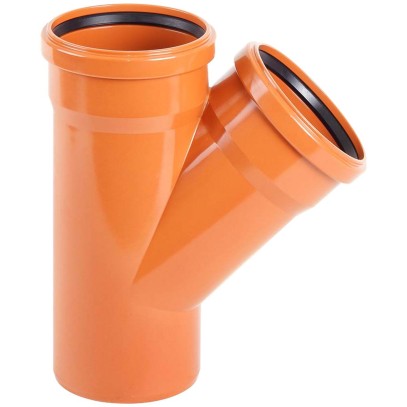  Тройник 45° НПВХ Aquaviva, d160 мм 