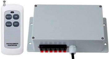 Блок управления освещением с трансформатором (200Вт/220В-12В) c пультом WAKING HJ-CT200